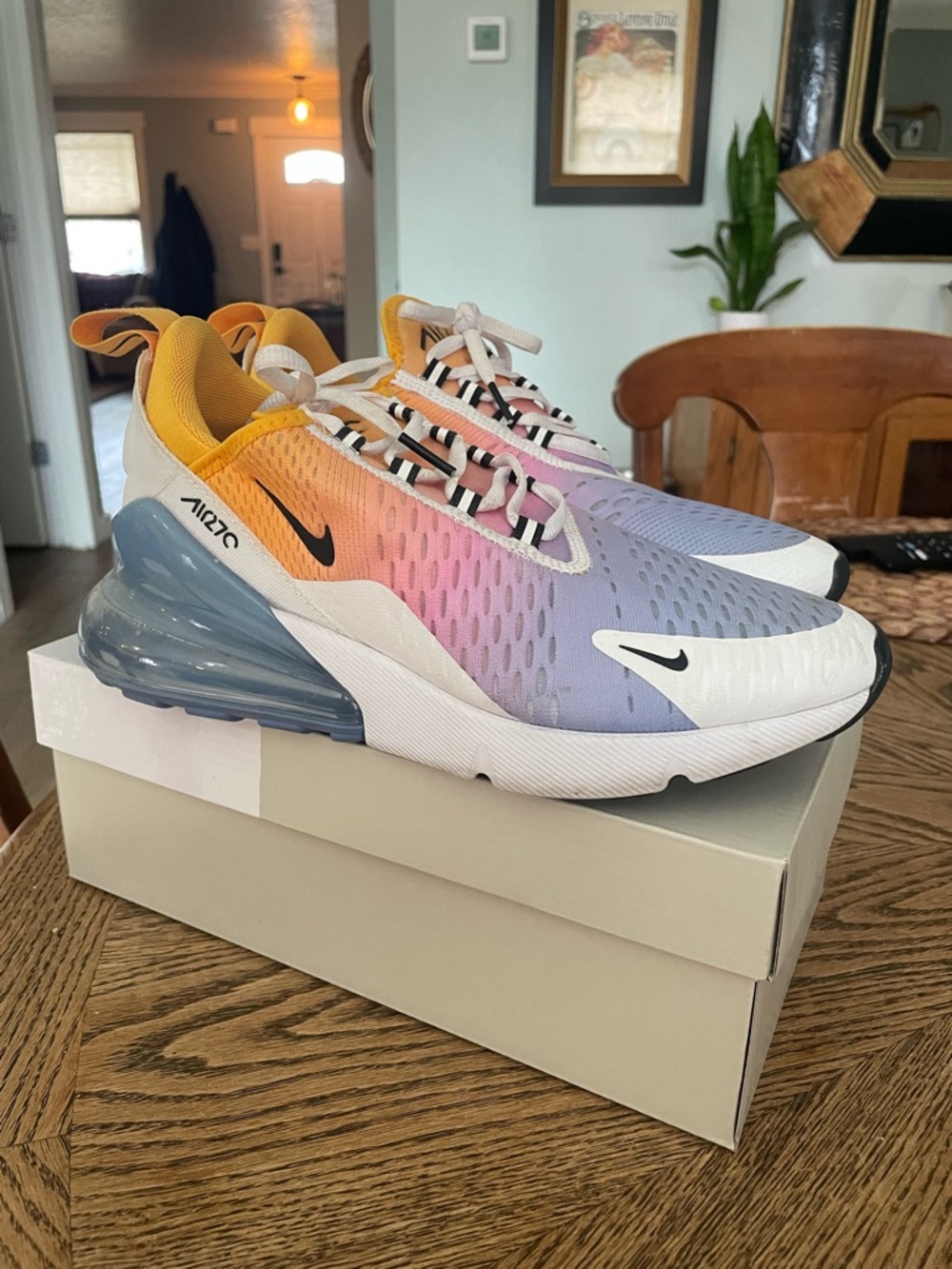 Nike Air Max 270 ‘Summer Gradient’ Pastel Multi-Color Sneakers
